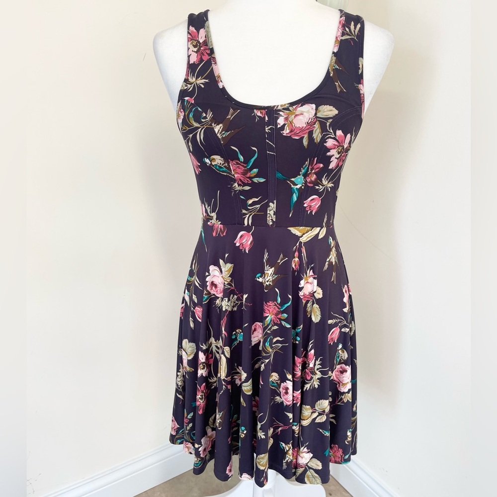 Beautiful Free People Floral Fit & Flare Dress – Feminine & Flowy